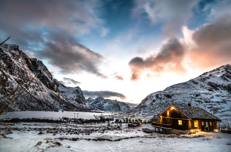 Viking village in Norway